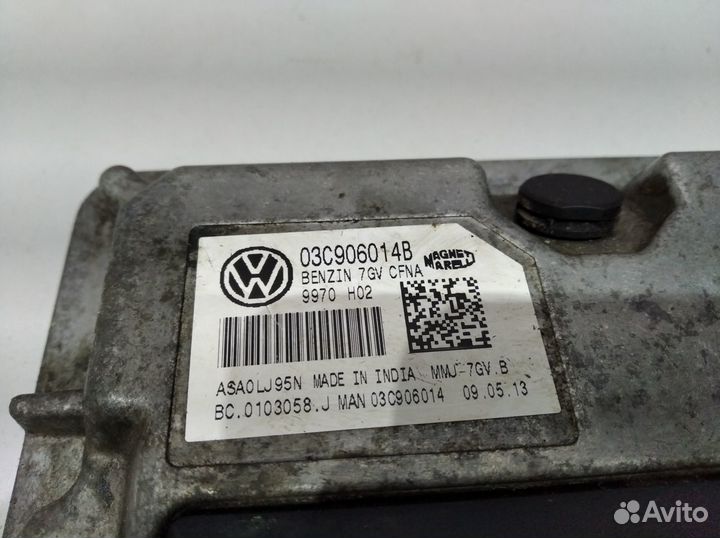 Блок управления двигателем VW polo 1.6