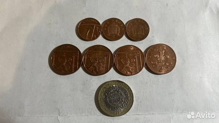 Монеты Великобритания Англия