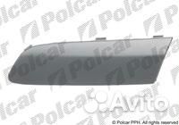 Молдинг бампера правый перед для volkswagen golf V (1K) 10.03-05.09 GTI; с отверстиями для с/омывате