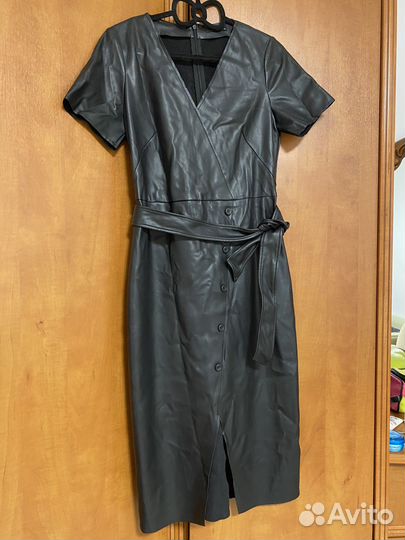 Кожаное платье