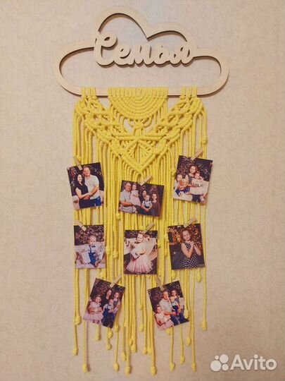 Макраме панно для фото