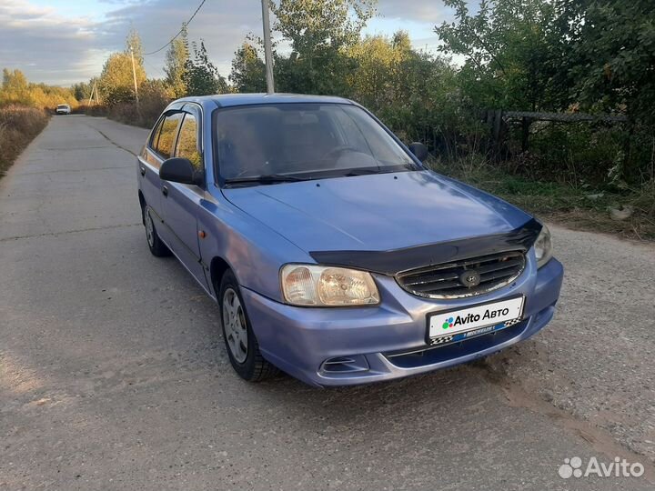 Hyundai Accent 1.5 МТ, 2004, 294 865 км