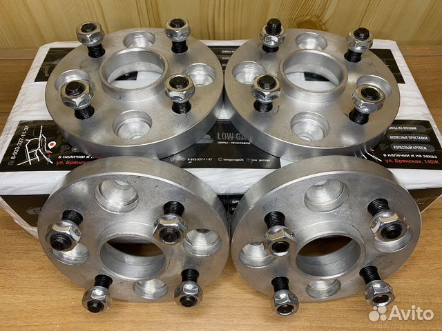 Проставки 4х100 20мм с крепежом. Новые