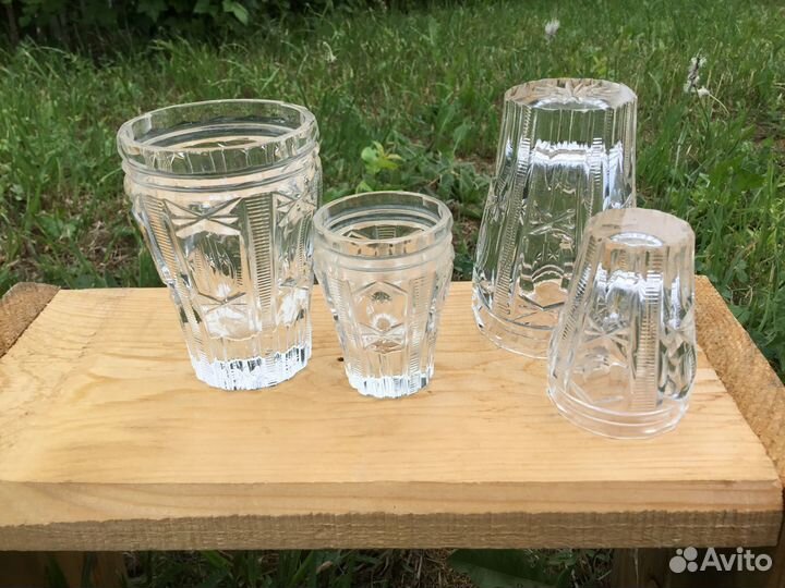 Рюмки/ Стопки хрусталь СССР, 1960 годы