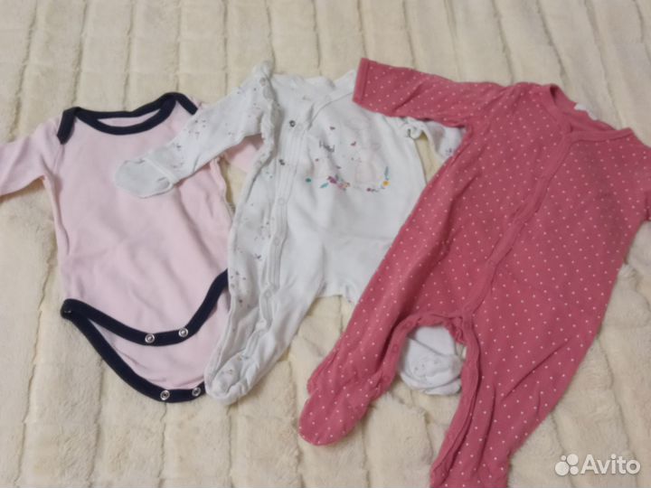 Детские вещи пакетом от 0 до 6 месяцев