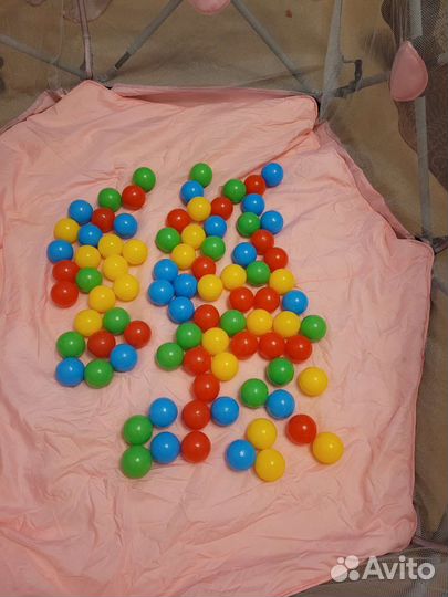 Большой детский манеж (в подарок набор шаров)