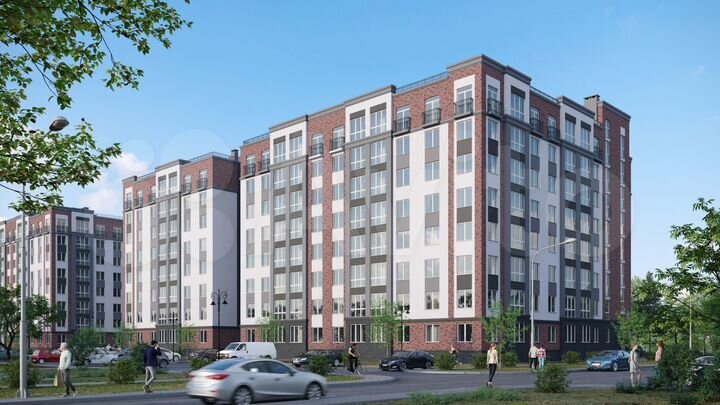 2-к. квартира, 71 м², 8/8 эт.