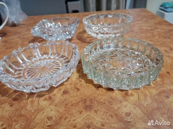 Пепельница хрустальная СССР