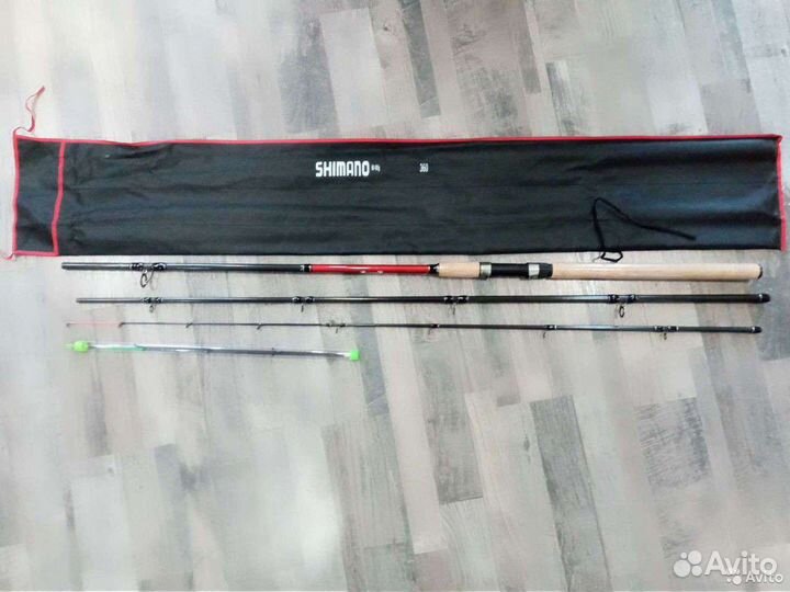 Спиннинг фидер Шимано 3.6м тест 60-180гр