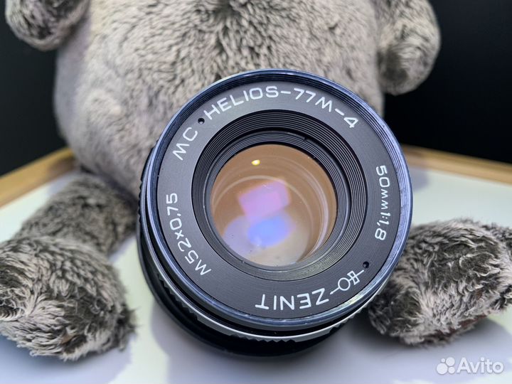 Объектив helios 77м 4 50mm 1.8 m42