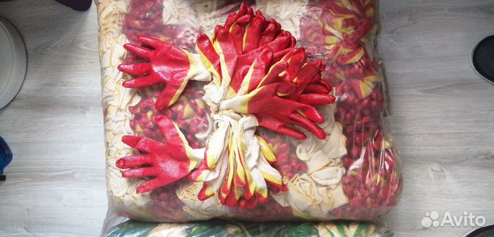 Перчатки с двойным обливом