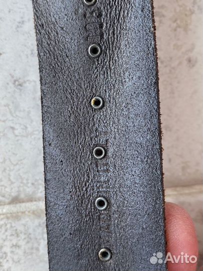 Мужской кожаный ремень Pavin pазмер 105 см Италия