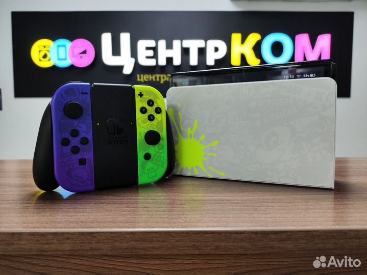 Nintendo Switch Oled 64Gb+чехол+ карта памяти 128G