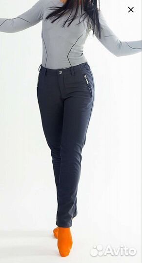 Брюки женские утеплённые спорт, 42-44,50-52 новые