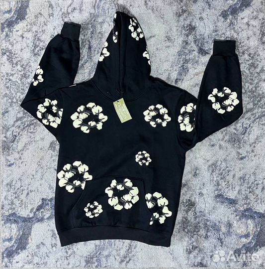 Худи Denim tears x travis scott