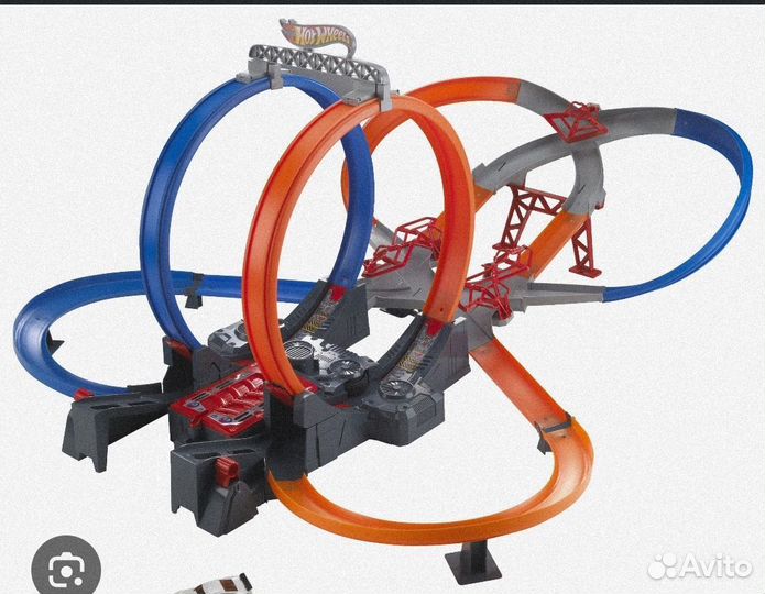 Трасса Hot Wheels Mega Loop Mayhem