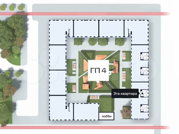 1-к. квартира, 33,1 м², 2/16 эт.