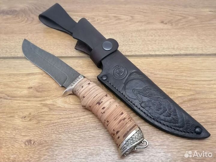 Нож Князь из дамасской стали