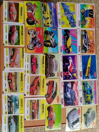 Вкладыши от жвачек