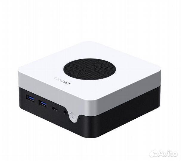 Мини пк Intel n100, 12/512Gb, 2*RJ45