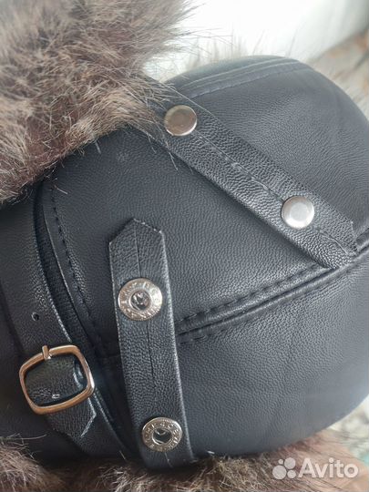 Шапка ушанка мужская