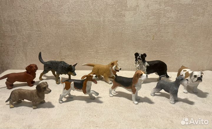 Собаки Papo Bullyland Schleich Collecta