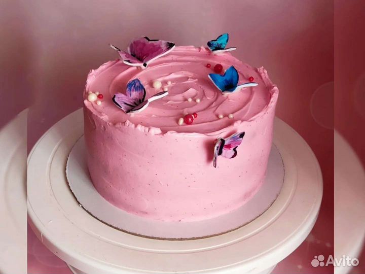 Торт ягодный с любым декором