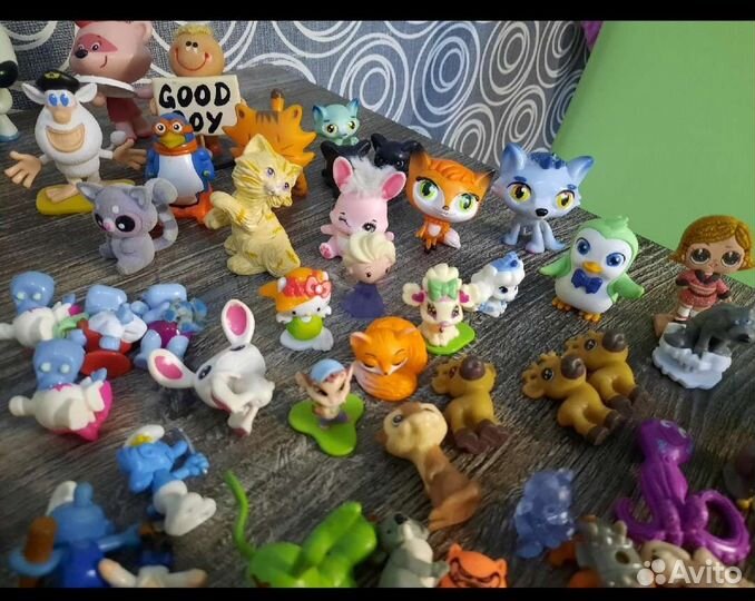 Игрушки мелкие, из киндера, макдональдса