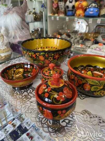 Посуда хохлома