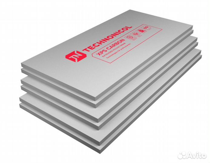 Экструдированный пенополистирол Carbon Eco Г4 50х5