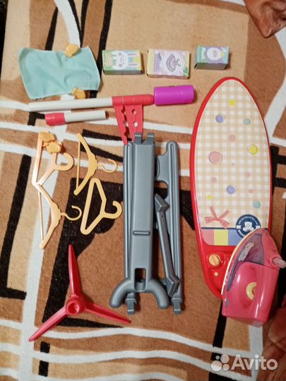 Детский утюг с гладильной доской