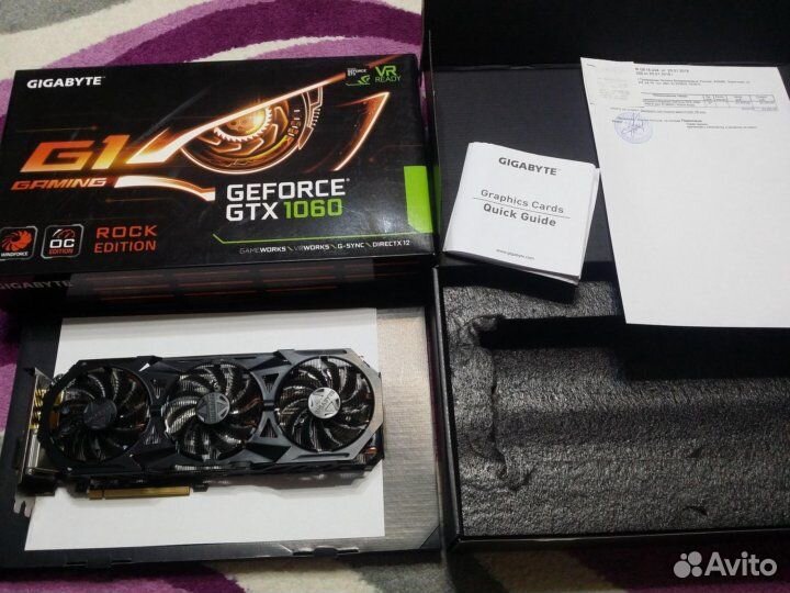 Gigabyte gtx 1060 6gb rock edition