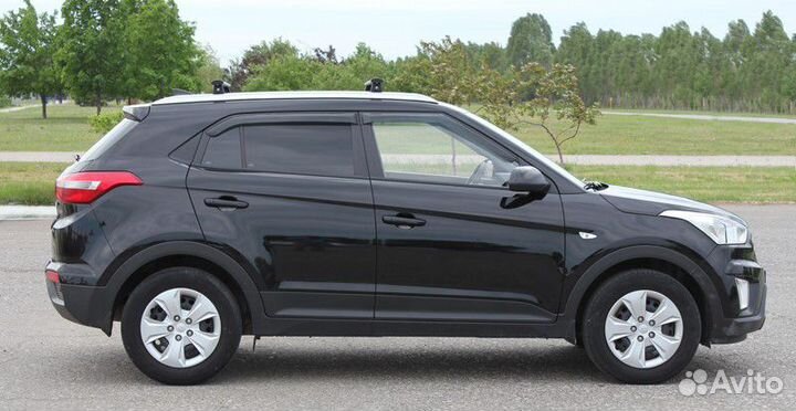 Рейлинги продольные на крышу Hyundai creta 2016-20
