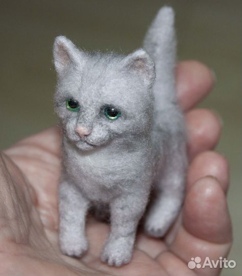Сувениры из войлока кошки, коты, котята