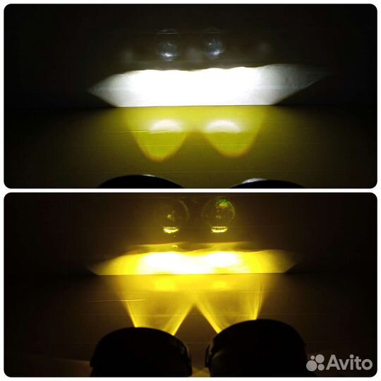 Противотуманные фары led линзы LADA Vesta