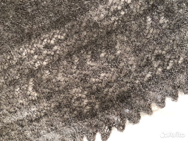 Оренбургская пуховая косынка Ручная вязка