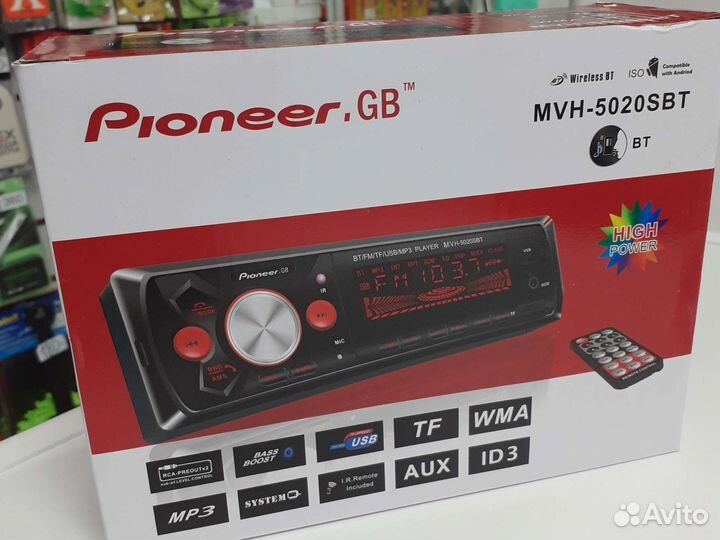 Магнитола pioneer.gb блютуз