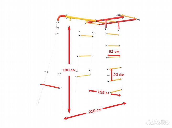 Спортивный детский комплекс для дачи