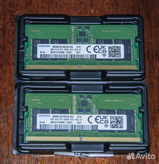 Оперативная память Samsung sodimm DDR5 16 Гб