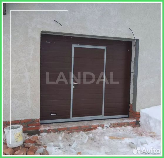 Секционные подъёмные гаражные ворота