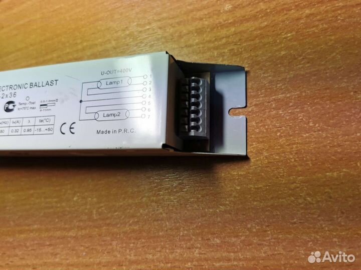 Electronic ballast eb-2x36