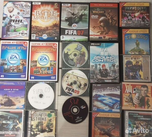 Диски на xbox 360 и компа