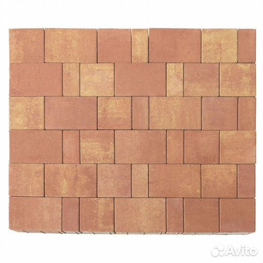 Тротуарная плитка Старый город Ландхаус Color Mix