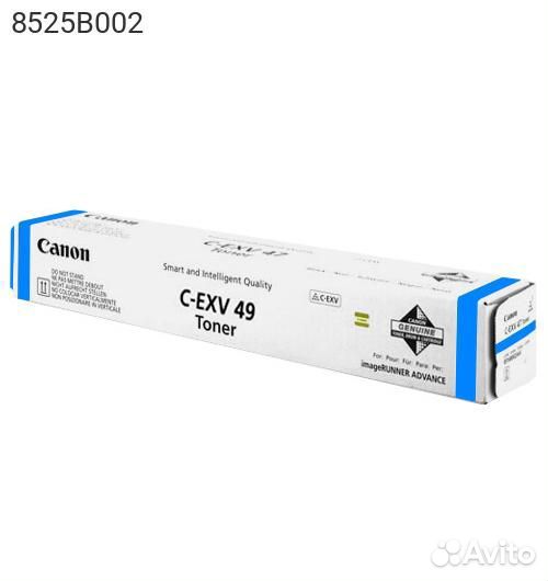Тонер-картридж Canon C-EXV49 Лазерный Голубой 1900