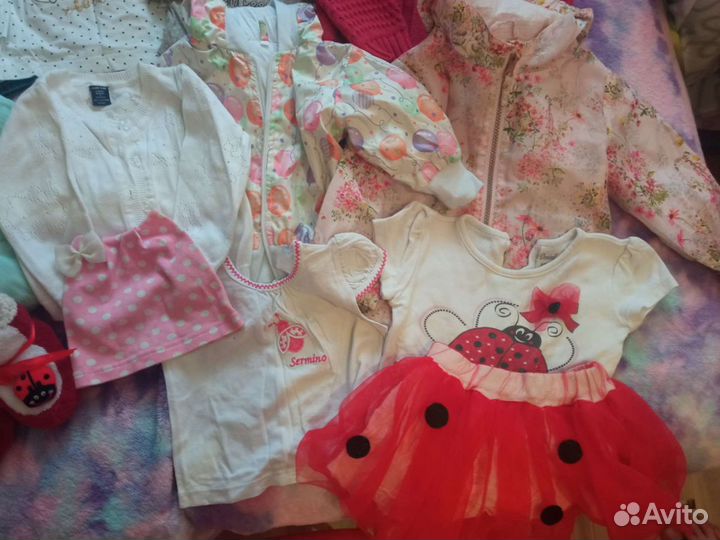 Вещи на девочку пакетом 74-80