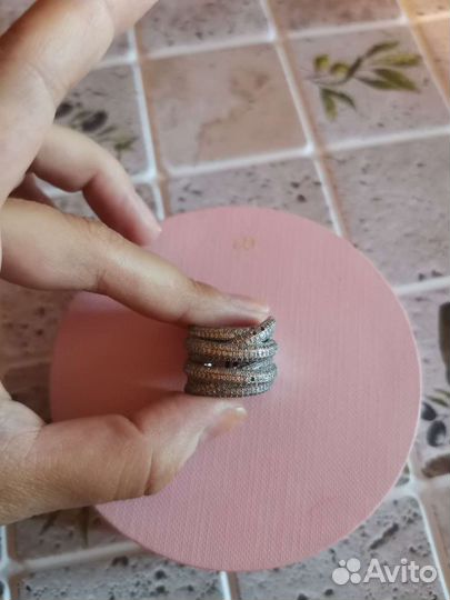 Кольцо серебро