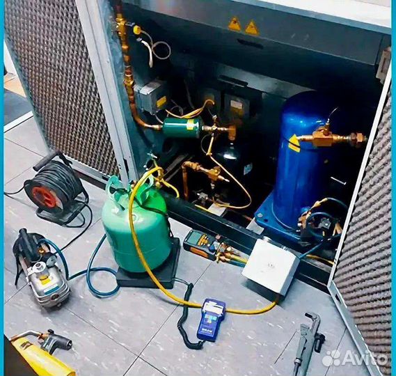 Чистка сплит систем Заправка сплит систем