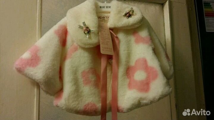 Шубка накидка болеро для девочки новая