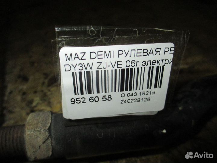 Рулевая рейка на Mazda Demio DY3W ZJ-VE
