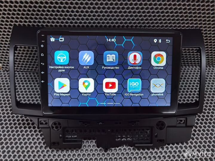 Магнитола Mitsubishi Lancer 10 Android IPS экран